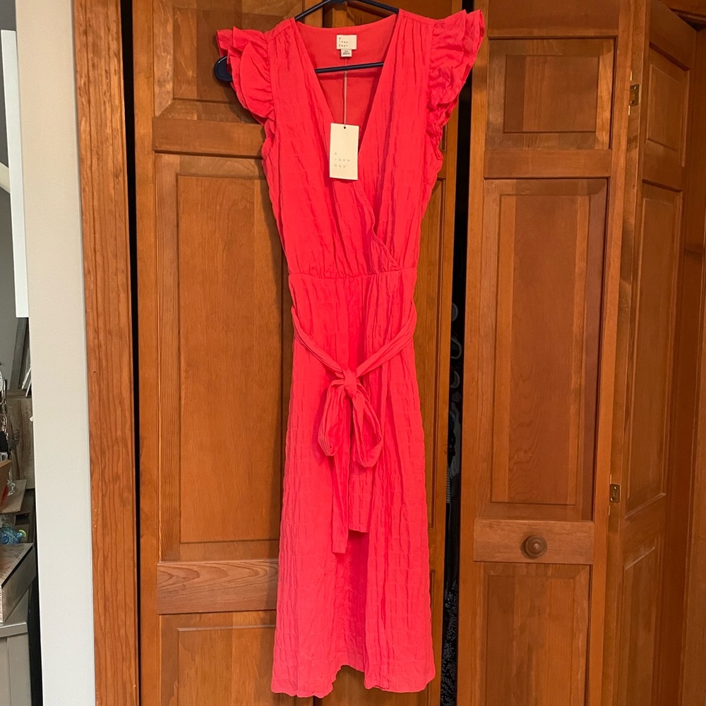 A New Day Pink Ruffle Dress